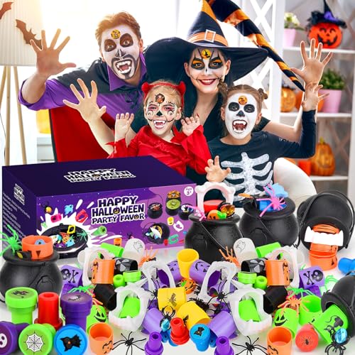 256 PCS Halloween Party Favors, Mini Witches Cauldron, Bulk Halloween Toys - image 7