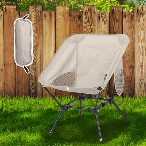 Chaise camping pliante légère et compacte avec poche de rangement - 4