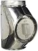 Selkirk Metalbestos 6T-IT Insulated Tee with Plug Stainless