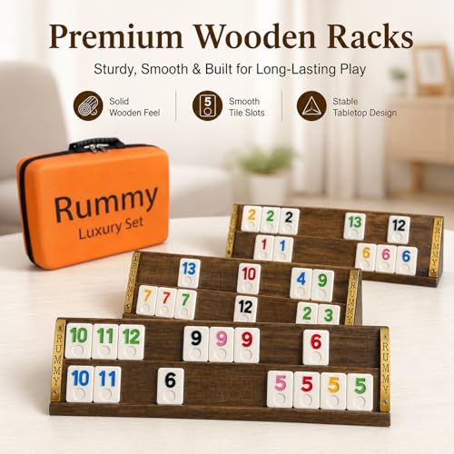 HOROW Rummy Cube Juego de Mesa 6 Jugadores Edición miniatura 5