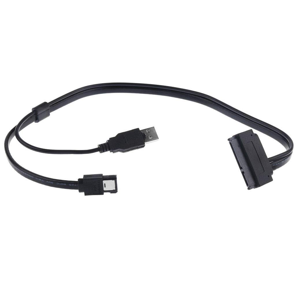 3NH® 50cm eSATA to SATA 22Pin Data USB Powered Cable Hard Disk Drive Adapter-image-48