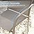DIFY 7 Pieces Outdoor Patio Dining Set for 6, 47.2" Sandshell Round Dining Table and 6 Sandshell Stackable Sling Dining Chairs, Metal Outdoor Table and Chairs for Lawn Garden Backyard Deck