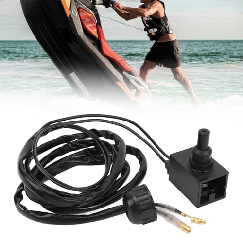 Image of KIMISS Safety Tether Switch 278000012 for Sea Doo Boat SP SPI GTS, Sensitive Replacement Motorboat Safety Rope Switch 278000552