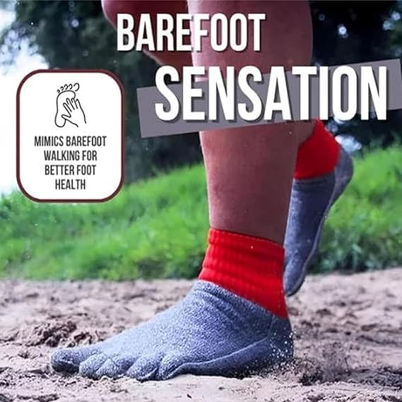 Konjoun Barefoot Socks Men Grounding, Hypersocks Super Socks,Separate Your Toes And Connect With Nature4