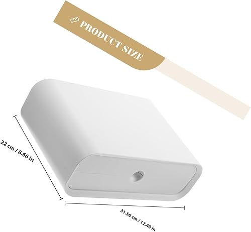 Miniatura 2 de Mikinona Computer Monitor Riser with Drawer White Desktop Organizer Ergonomic Height Enhancer Stand for Laptop and Monitor Non-slip Stable Base