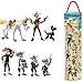 Plastoy SAS 70387 Lucky Luke - Figura de Tubo (7 Personajes)