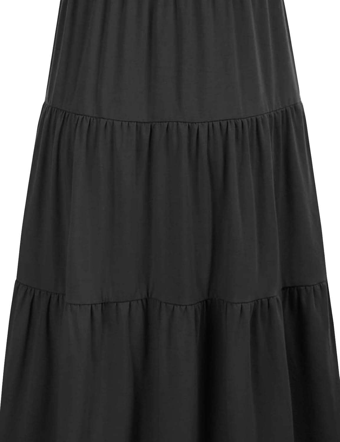 CzzzyL Womens Flutter Long Sleeve Smocked Tiered Nursing Dress for Breastfeeding with Pockets