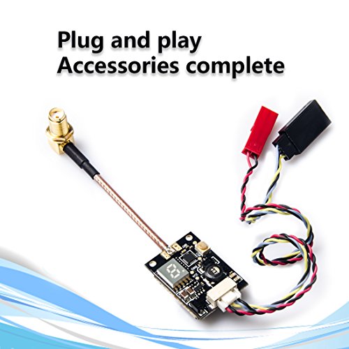 Wolfwhoop T86P 0/25mW/200mW/600mW Switchable 40CH FPV Transmitter with Pigtail for Professional Drone Racing with Race Band - Thumbnail 6