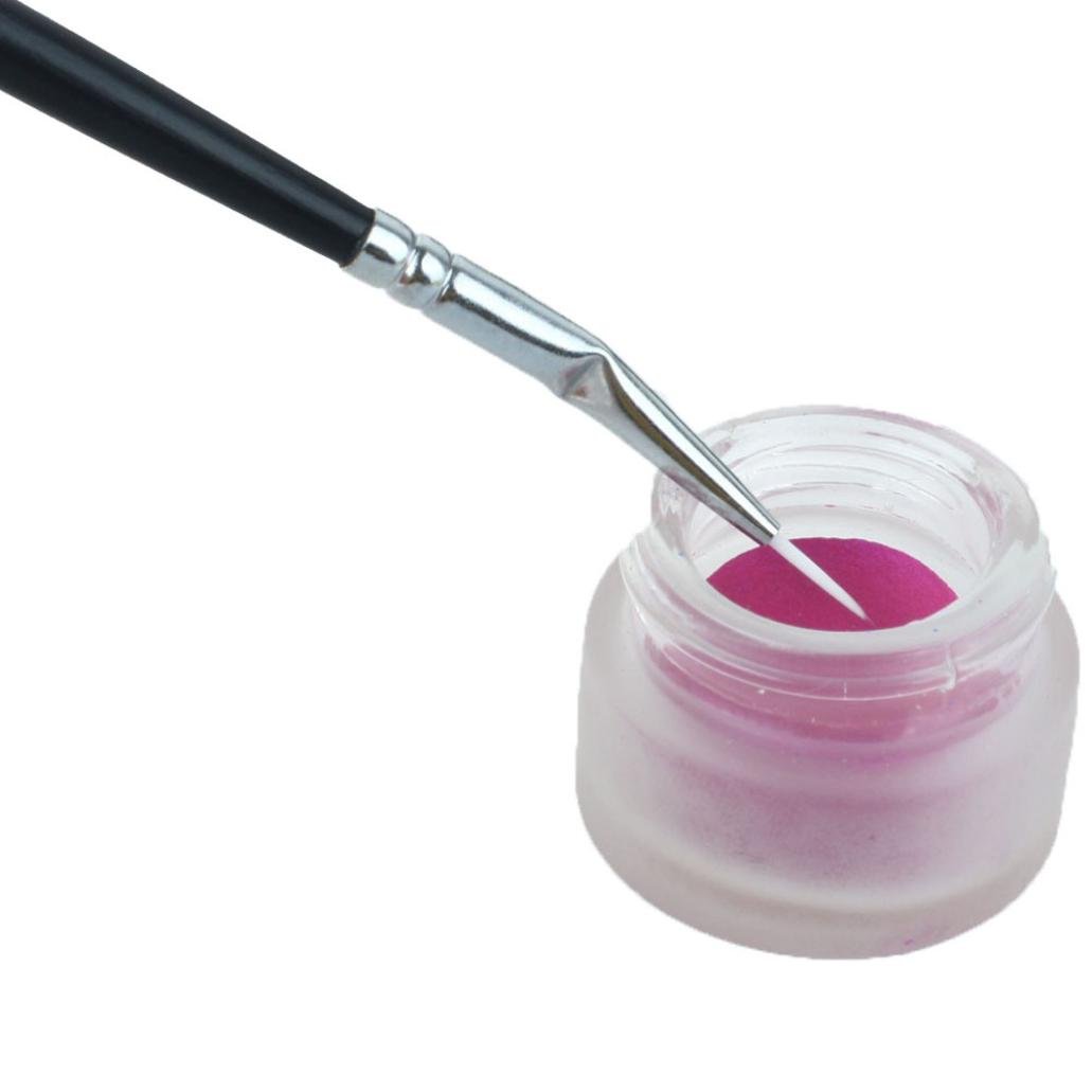 Lookatool Pro MakeUp Cosmetic Brushes Eyeshadow Eye Brow Tools Lip Eyeliner Oblique Bending Brush : Beauty & Personal Care