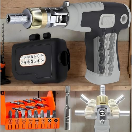 Kit de tournevis multi-angle complet doté d'un manche ergonomique antidérapant - 4