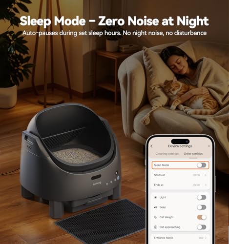 FeelNeedy Automatic Litter Box – App-Connected Rake Self-Cleaner with Safety Sensors — view 8