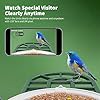 HARYMOR Bird Feeder with Camera with AI Identify Birds Species Solar Panel, Smart Bird House with Cam, 2K Live View, Instant Arrival Alerts #5
