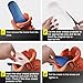 Jdomall 2 Pairs Shoes Crease Protector Toe Box, Prevent Sneaker Shoes Crease Protector for Men and Women's 7-12/