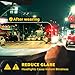 TJUTR Night Vision Driving Glasses Fit Over Eyeglasses for Men Women, Anti-Glare Polarized UV400 Protection Yellow Lens 2612R