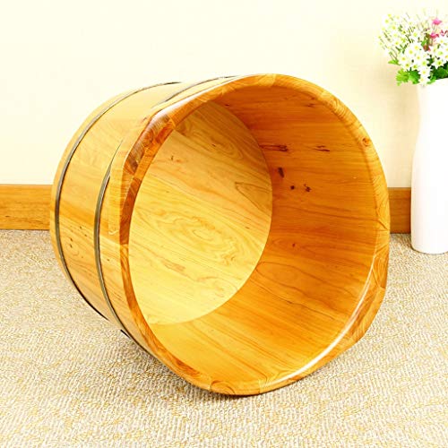 Barril de madera para spa de pies con cedro sólido miniatura 7