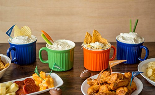 Set de 2 mugs de cerámica Stoneware 20oz con tapa miniatura 5