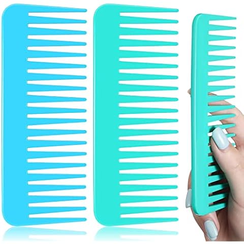 Großer Haarentwirrung Kamm Breiter Zahn Kamm für Lockiges Haar Nasses Trockenes Haar Cover