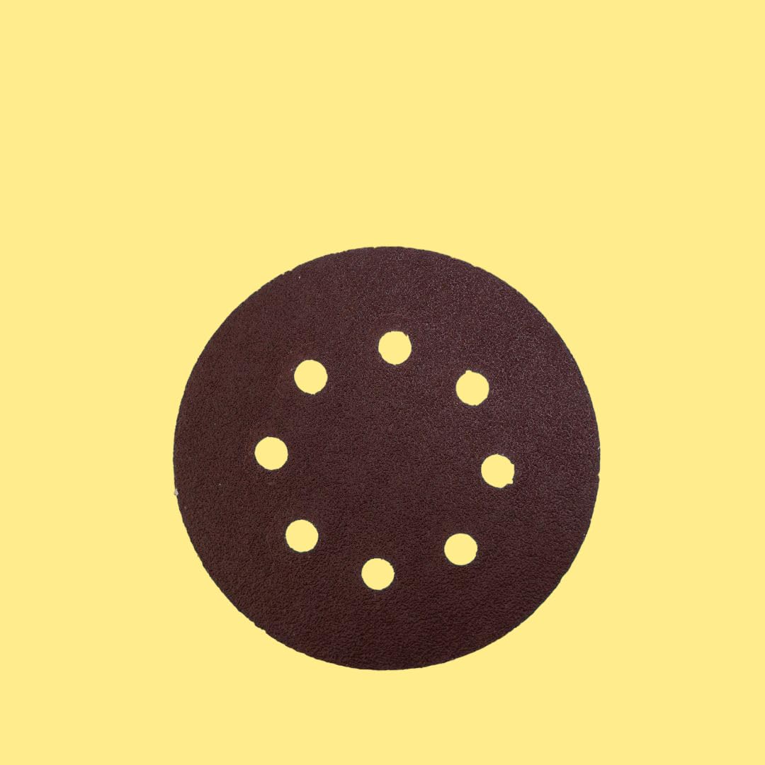 SKEPL 5inch 8 Hole 100 Grit Round Sand Paper Sanding Disc | Velcro Sand Paper for Removing Paint,Defect Rust Corrosion (Pack of 5) (B0CYM2PZWZ) Amazon Price History, Amazon Price Tracker