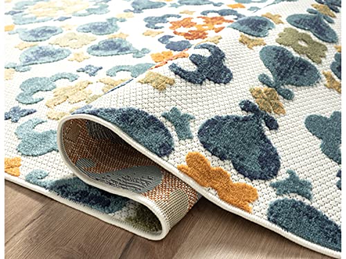 Tapete Abani moderno beige 90x63 pulgadas miniatura 6