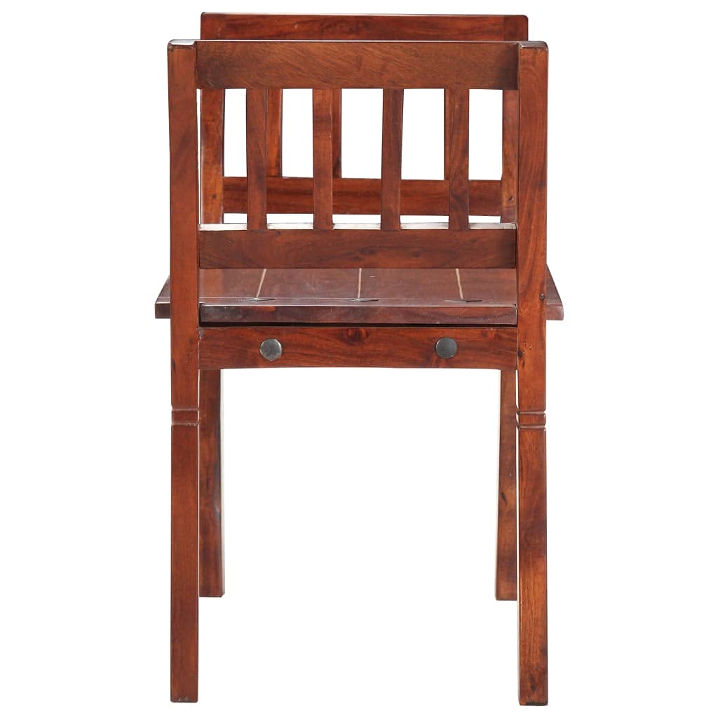 Générique Ławka 111 cm lite drewno akacjowe orzech włoski | Eleganckie, zakrzywione podłokietniki, łatwe w montażu, do przedpokoju, kuchni, jadalni