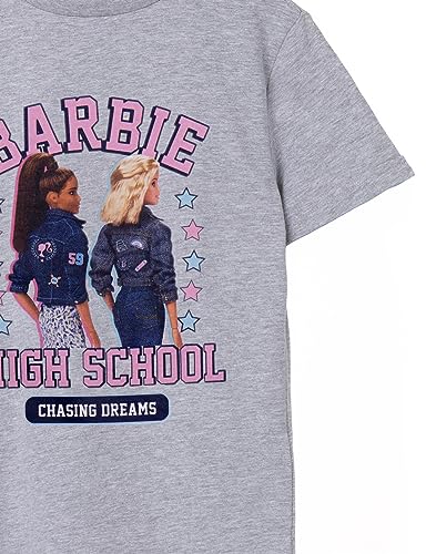 Barbie Girls Short Sleeve T-Shirt | Young Ladies There is Power in Kindness Grey Graphic Tee | Kids Stylish Fashion Top4