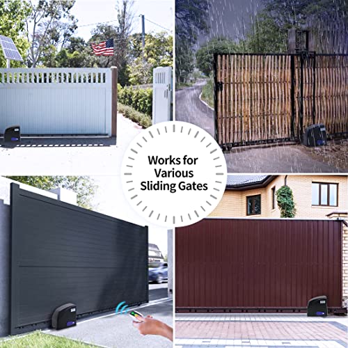 Topens DKR500ST Solar Sliding Gate Opener Rack Drive Automatic Gate Motor thumb #6