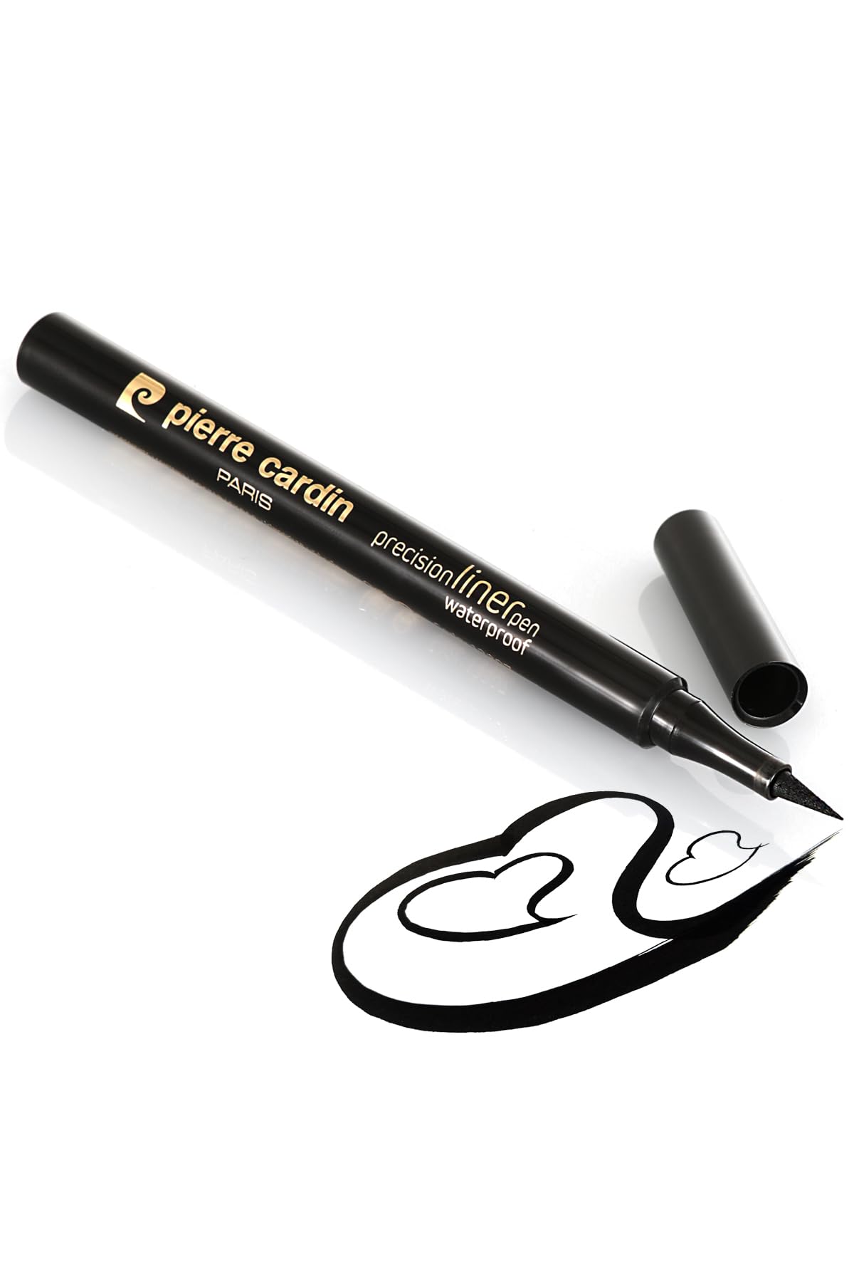 Pierre Cardin Precısıon Lıner Pen Waterproof- Mürekkep Etkili, Su Geçirmez Göz Sürmesi -Eyeliner-Siyah- 785