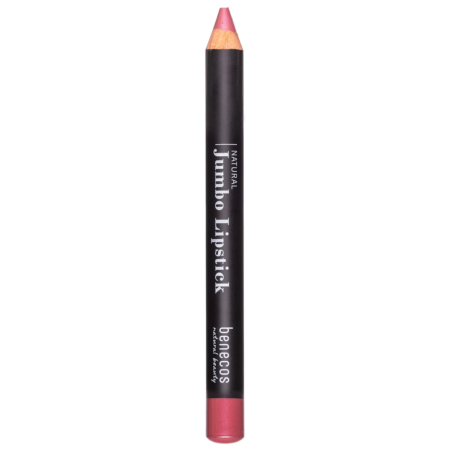benecos Organic Cosmetics Jumbo Lipstick Plastic Free Organic Coconut Oil and Vitamin E Vegan Rosy Brown