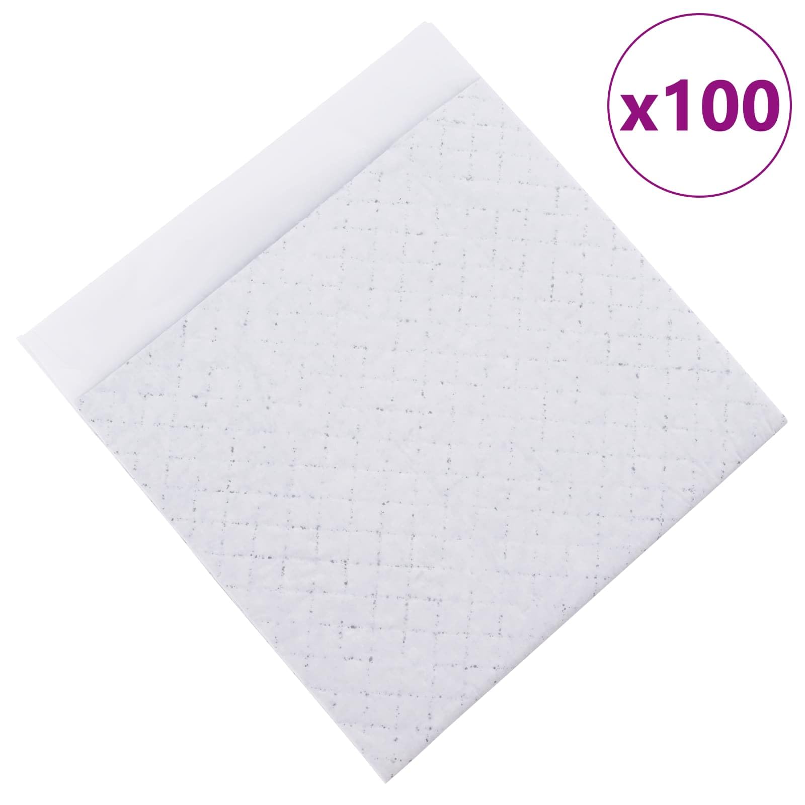 Tappetino per addestramento per animali domestici, in tessuto non tessuto, 100 pezzi, 45 x 33 cm, con bordi a prova di perdite e tappetino assorbente che assorbe gli odori, per cani, gatti