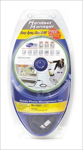 USB Data Cable and Software for Motorola C650, V180, V188, V220, RAZR V3, V3c, V360, PEBL U6, SLVR L7