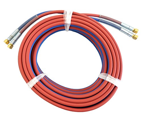 BBK 酸素アセチレン用ツインホース ネジ式 G型ホース 15m C22