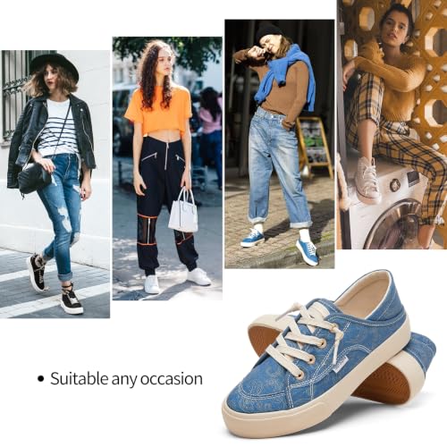 Image of hash bubbie Women's Slip on Canvas Shoes Non Slip Fashion Sneakers Loafers