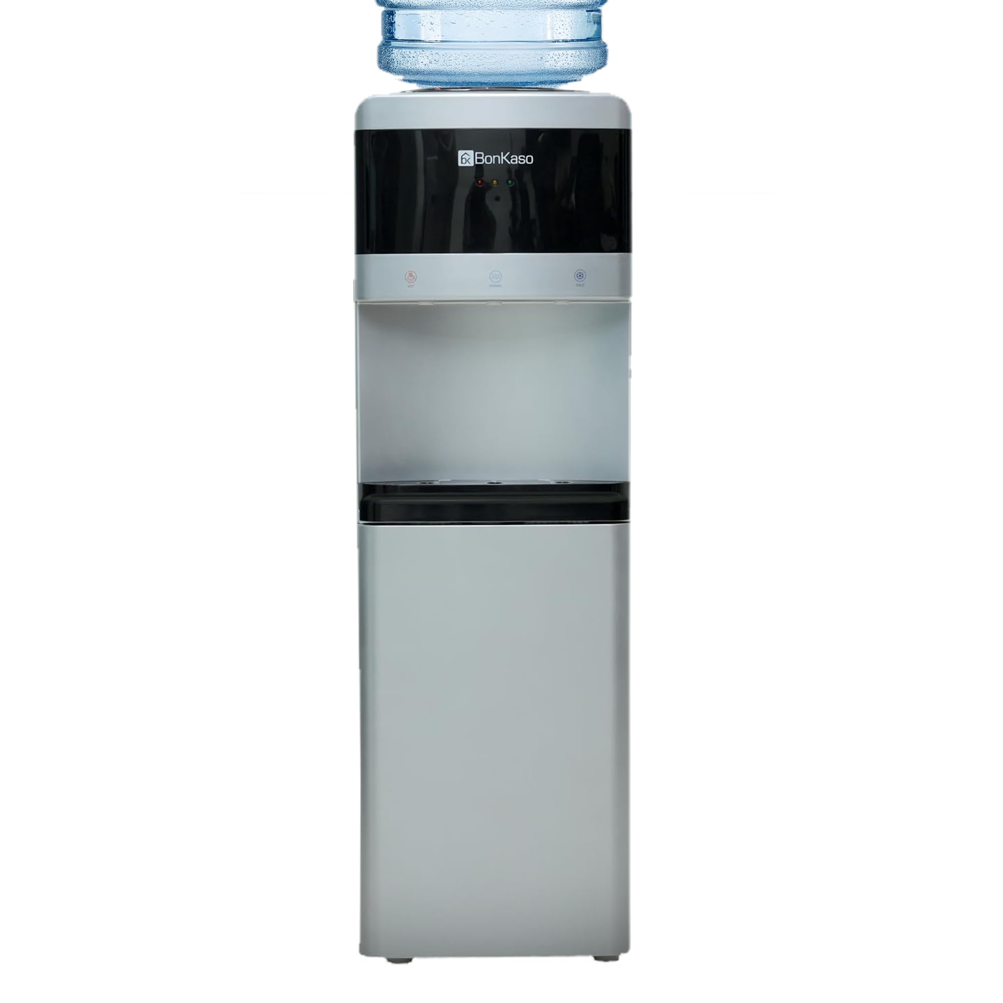 BonKaso Floor Standing Water Dispenser  Hot, Cold & Normal Water, Food-Grade ABS Body, Stainless Steel Tank, LED Indicator, Child Lock, Removable Drip...