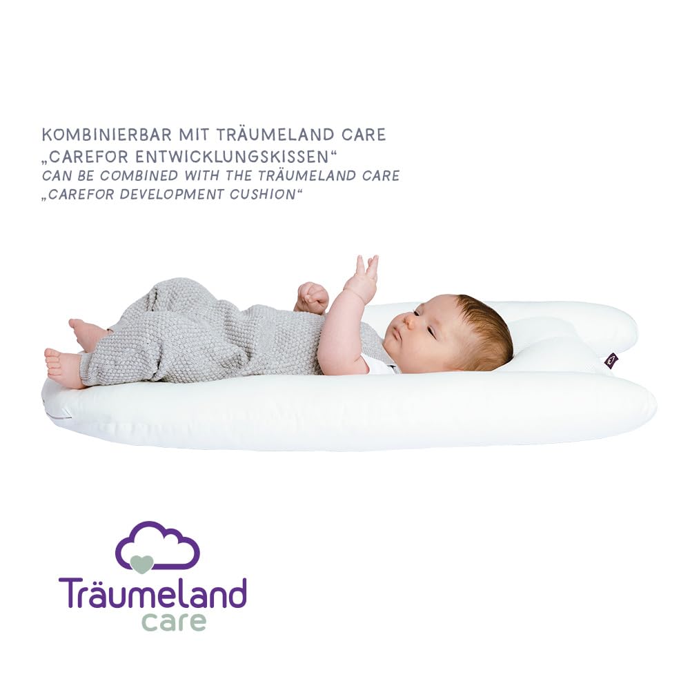Träumeland GmbH Nido di peluche per neonati: supporta la percezione del corpo e lo sviluppo motorio, morbido e adattabile, lavabile a 40 °C, adatto dalla nascita