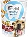 Purina Beneful Healthy Smile Dental Dog Snacks - For Large Dogs - Ridges With Savory Meaty Middle Accented With Parsley - 7 Treats Per Package - Pack of 2
