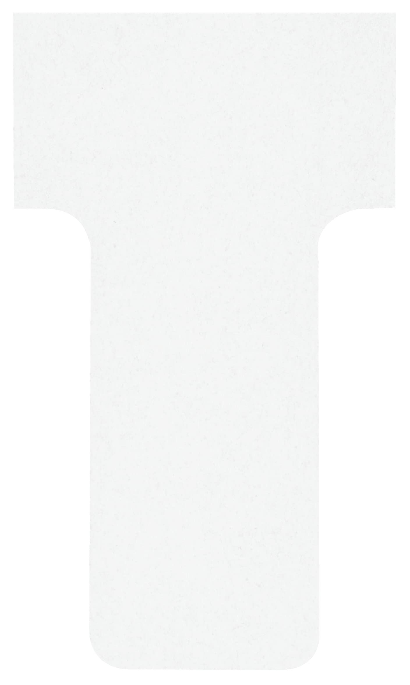 Nobo T-Card Planning Cards, White, Size 1, Pack Of 100 Planning Card Re-Fills, Office Wall Planner System, 2001002