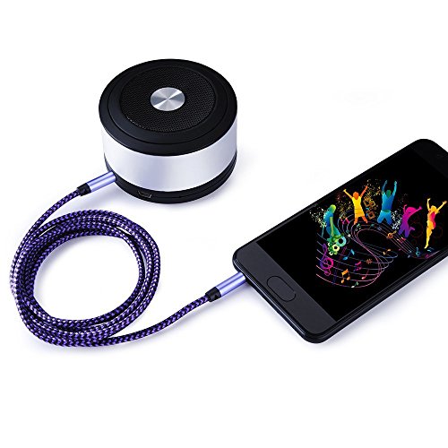 Aux Cable, Cablelovers 3 Pack 5Ft Nylon Braided Hi-Fi Sound Quality Audio Cable 3.5Mm Male To Male Auxiliary Audio Cord For Car Stereos, Iphone, Ipad, Beats Solo 2 3 Headphones, Samsung Galaxy #TOP4