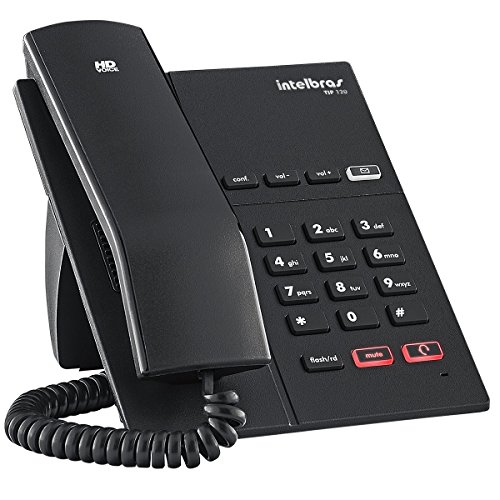 TELEFONE IP - TIP 120 LITE, Preto, intelbras