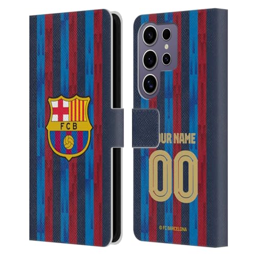 Coque Samsung S25 Ultra FC Barcelona étui cuir portefeuille Head Case Designs
