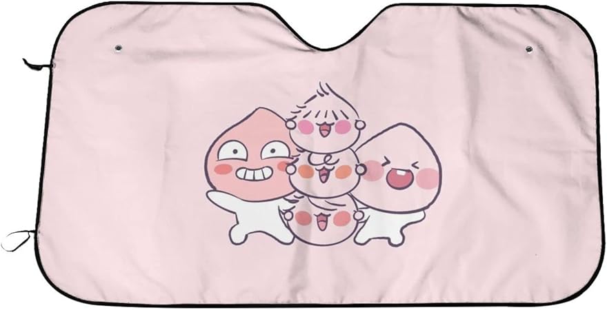 Amazon Dzc108 アピーチ サンシェード 車 用 フロント 吸盤2個付き 日除け 軽自動車 Uvカット Ofok 雑貨 おもしろい かわいい おしゃれ アニメ キャラクター グッズ 車用品 130 70 Cm サンシェード 車 バイク