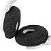 Geekria 2 Pairs Knit Fabric Headphones Ear Covers/Washable & Stretchable Sanitary Earcup Protectors for On-Ear Headset Ear Pads, Sweat Cover for Warm & Comfort (S/Black)