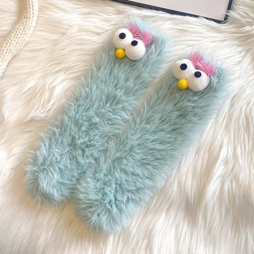 Image of TFTSR Crazy Funny Fuzzy Silly Socks for Kids Women,Girls Fluffy Slipper Novelty Fun Socks,Boy Men Cute Cozy Soft Animal Socks