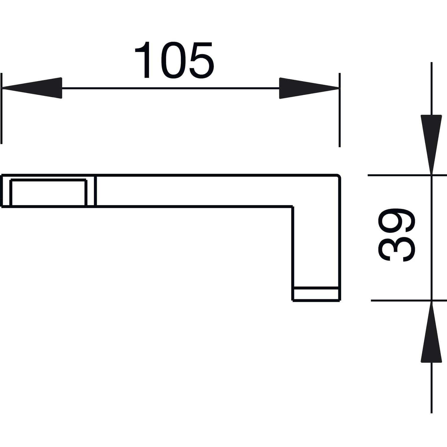Domus Line LED Spiegelleuchte 80cm Aalto Led Spiegel Beleuchtung für Badezimmer Spiegelschrank, Spiegellampe mit Netzgerät, 4000K neutralweiß 13 Watt, chrom 230V