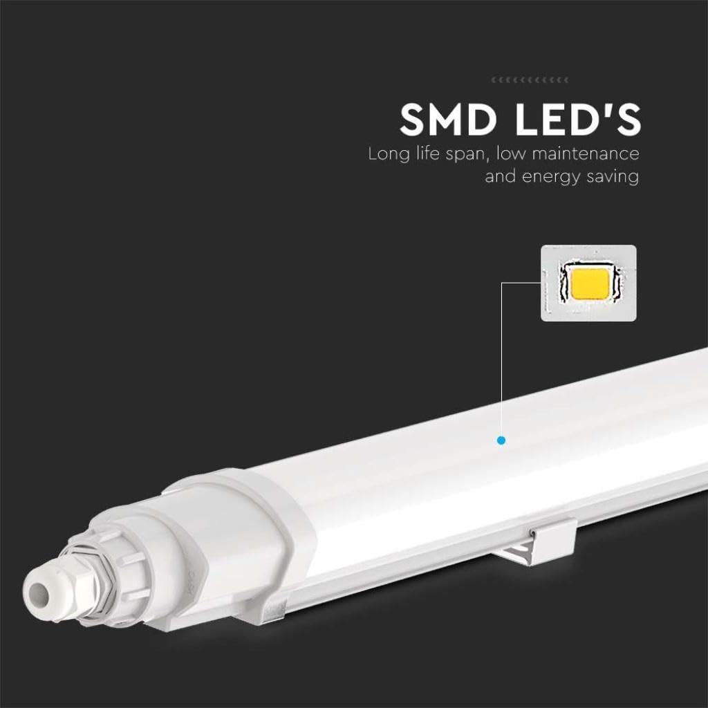 Lampada LED per ambienti umidi 30/60/90/120 cm luce vasca Lampada LED per ambienti umidi 30/60/90/120 cm luce vasca