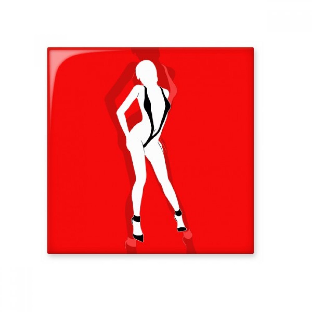 Carrelage céramique bikini femme brillant pour décoration murale artisanale
