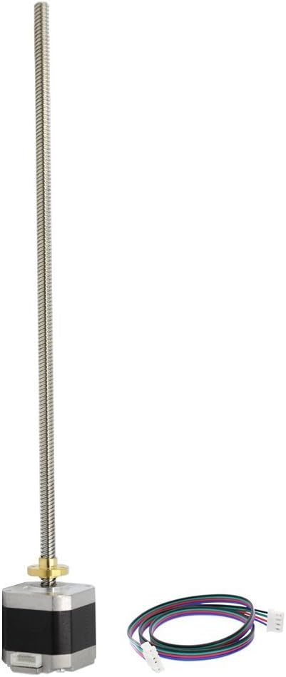 Iverntech NEMA 17 Stepper Motor with Integrated 210mm 300mm 310mm T8 Lead Screw for RepRap Prusa i3 3D Printers Z Axis or CNC Machine AW038
