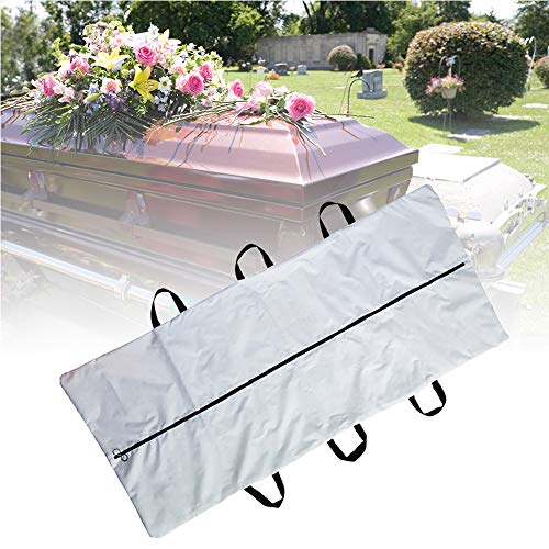 HyXia Sacchetti di Cadavere Borsa per Il Corpo Monouso Morto Body Bag Sacca Impermeabile E Sterilizzante per Il Corpo Borsa per Cadavere con 6 Maniglie 86×28inch