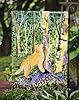 Caroline's Treasures SS8887GF Golden Retriever Garden Flag Mailbox Flag Decorative Yard Flag Banner Outside Patio Artwork Yard Flower Beds, Garden Size, Multicolor #3