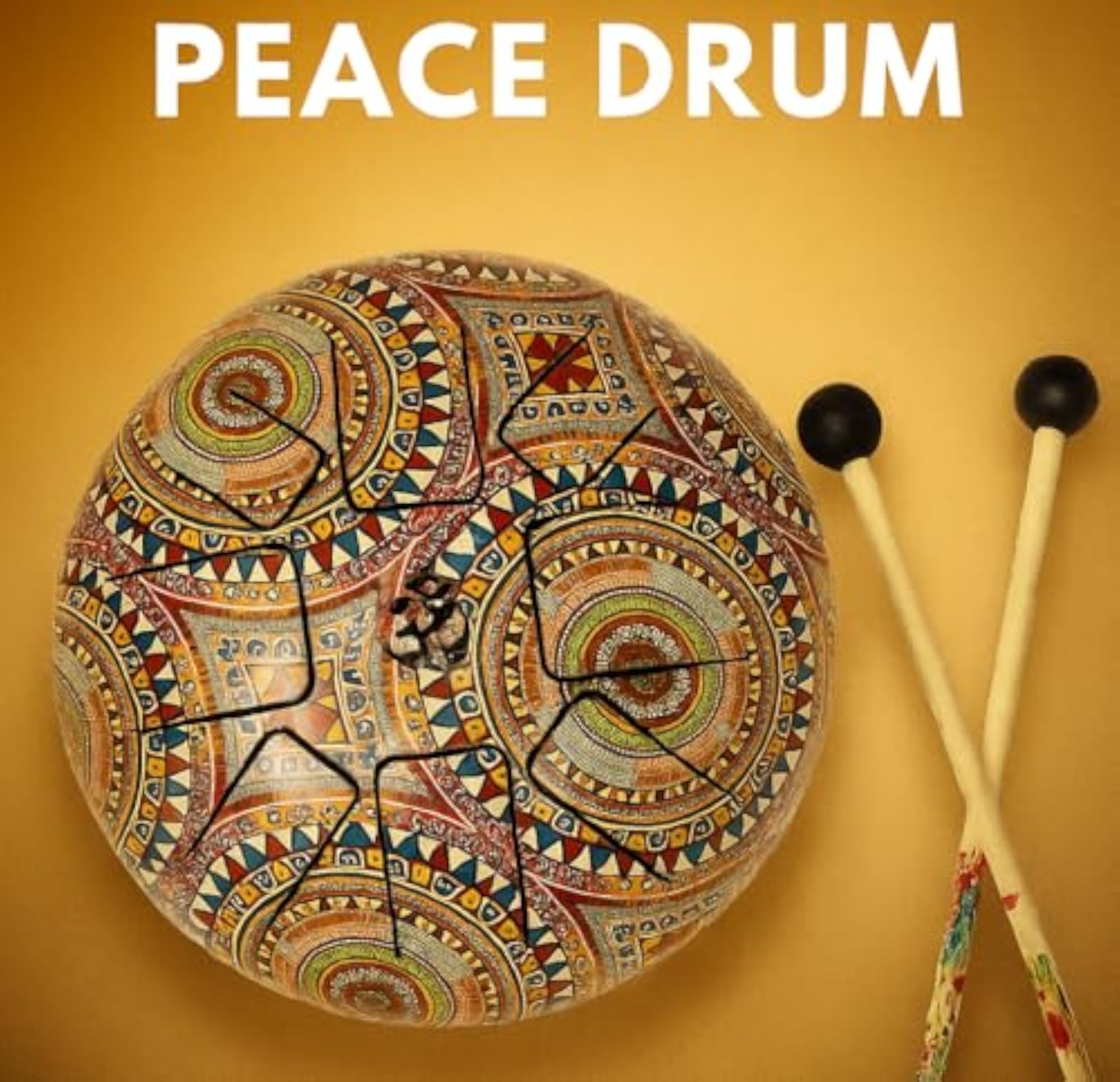 Steel Tongue Drum 8 Notes C Major Handpan Drum for Adults