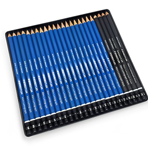 Lápices Staedtler Mars Lumograph 24 unidades miniatura 3
